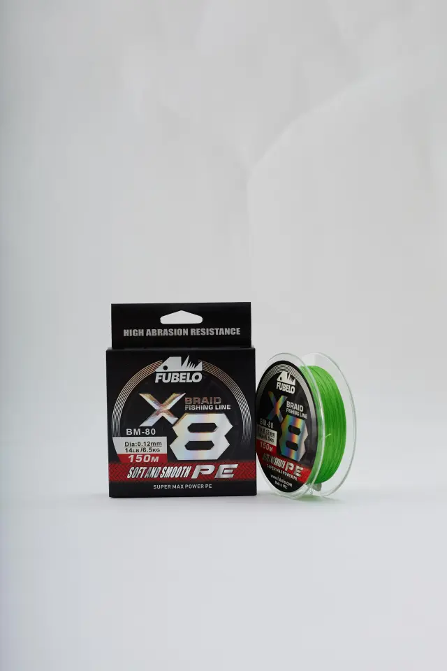 Fubelo Braid Line 8X Green İp Misina 150m