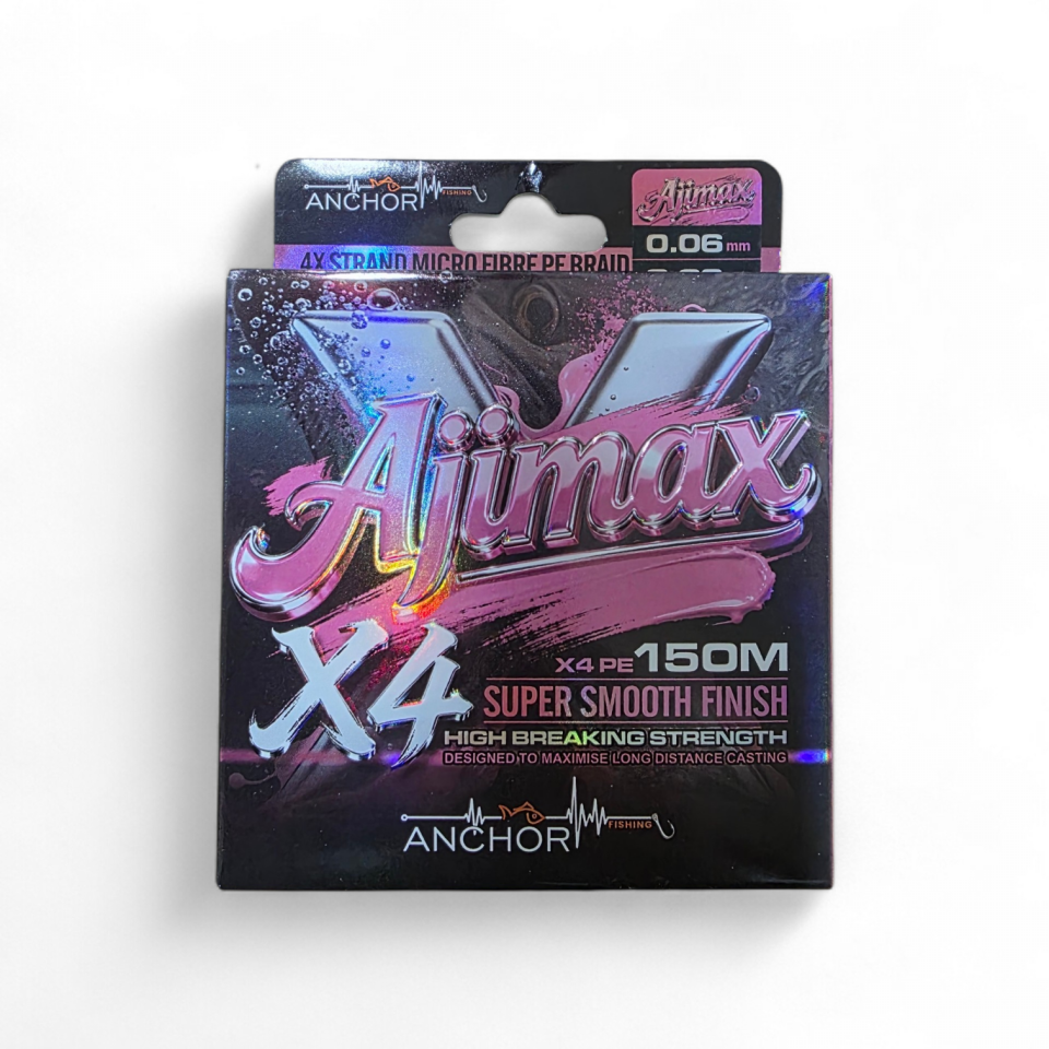 Anchor Ajimax X4 PE Braid 150mt