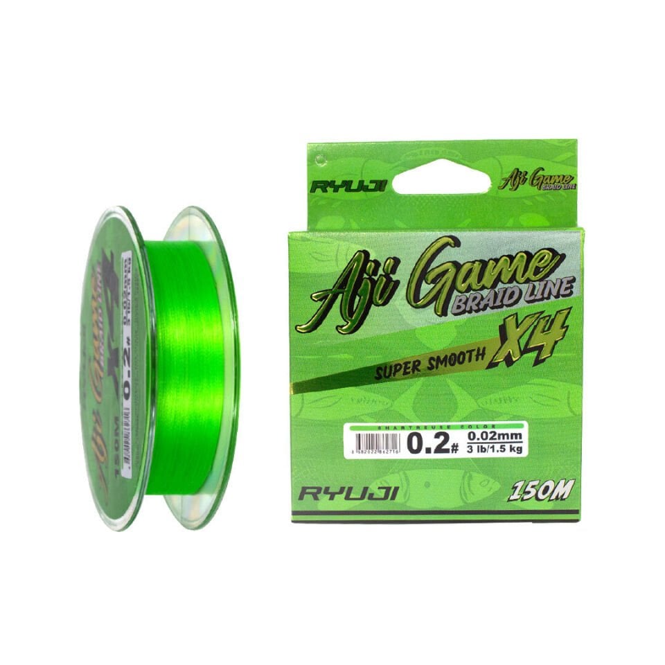 Ryuji Aji Game 4X 150m Chartreuse İp Misina