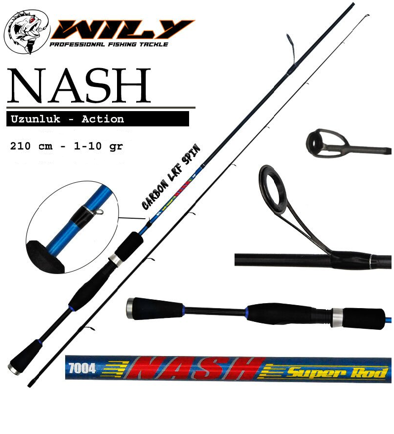 Wily Nash 210 cm 1-10 gr Lrf Olta Kamışı