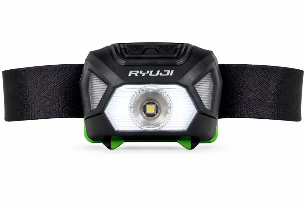 Ryuji 100 Lümen Beyaz + UV Işıklı Kafa Lambası