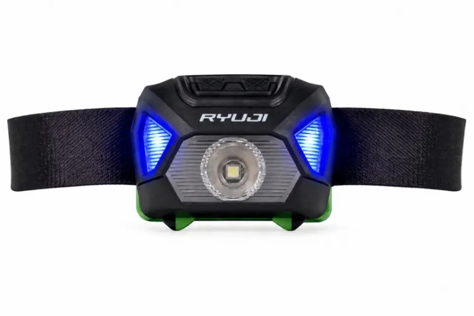 Ryuji 100 Lümen Beyaz + UV Işıklı Kafa Lambası