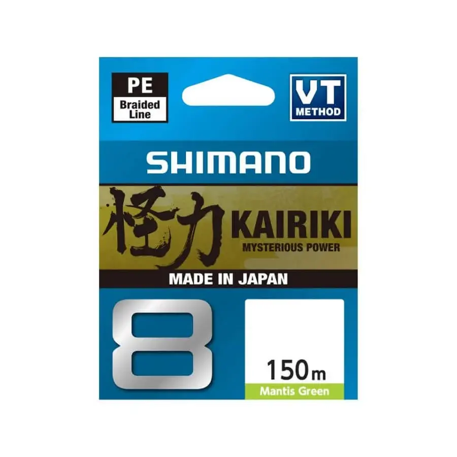 Shimano Kairiki 8x 150 Mt Mantis Green Örgü İp Misina