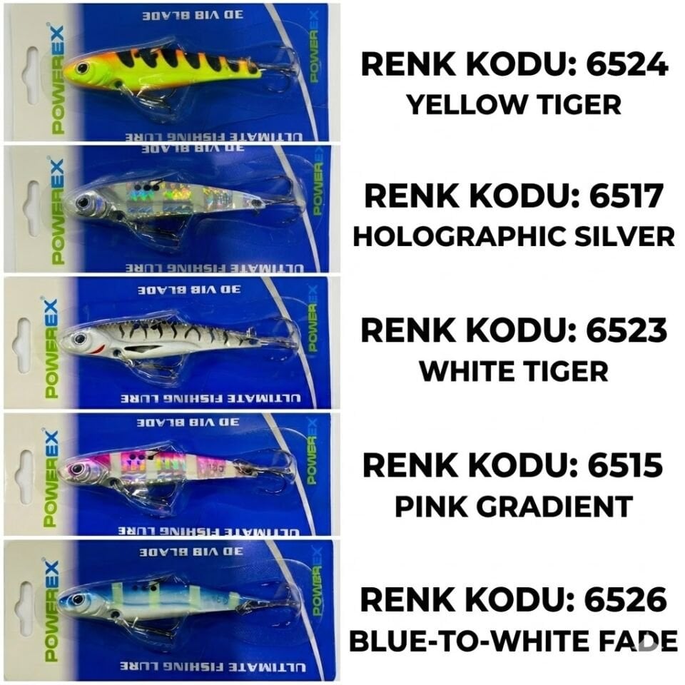 Powerex UFL Minnow Vib 6.5 cm 13gr Suni Yem