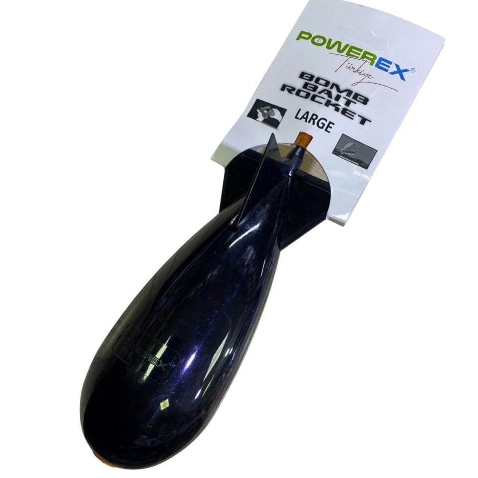 Powerex Büyük Boy Siyah Oval Model Yemleme Roketi