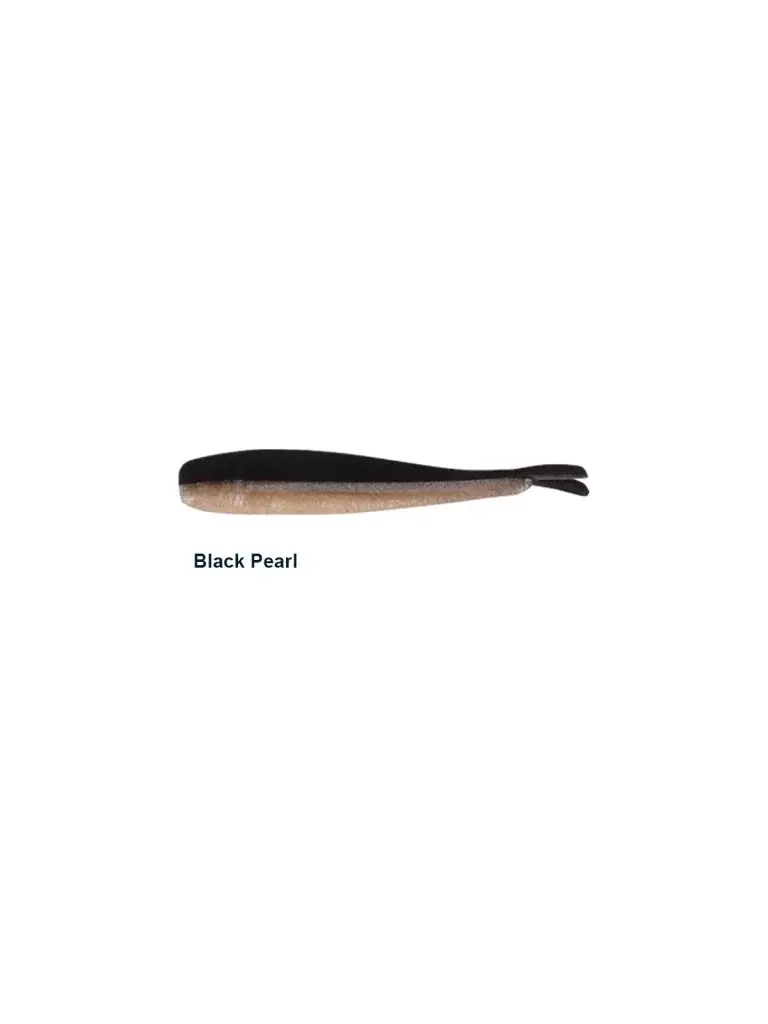 Fujin Bio Minnow 3.7cm Floating Sıvılı Kokulu LRF Silikonu Black Pearl