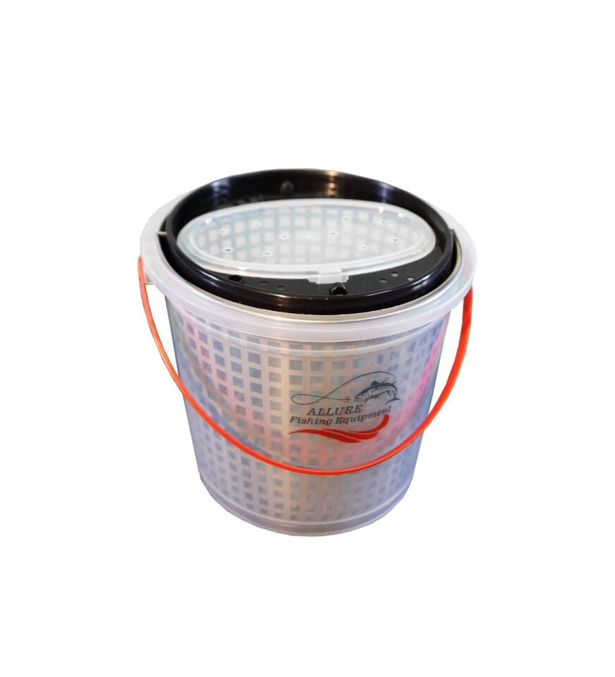 ŞEFFAF SÜZGEÇLİ BALIKÇI KOVASI