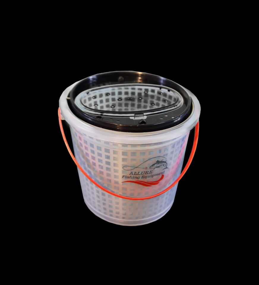 ŞEFFAF SÜZGEÇLİ BALIKÇI KOVASI