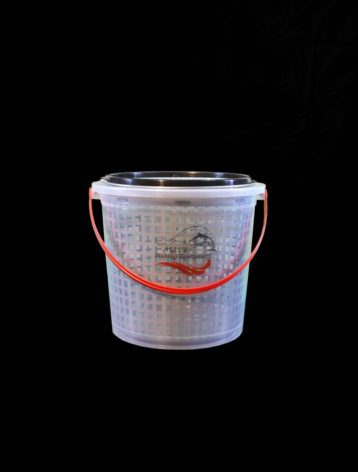 ŞEFFAF SÜZGEÇLİ BALIKÇI KOVASI