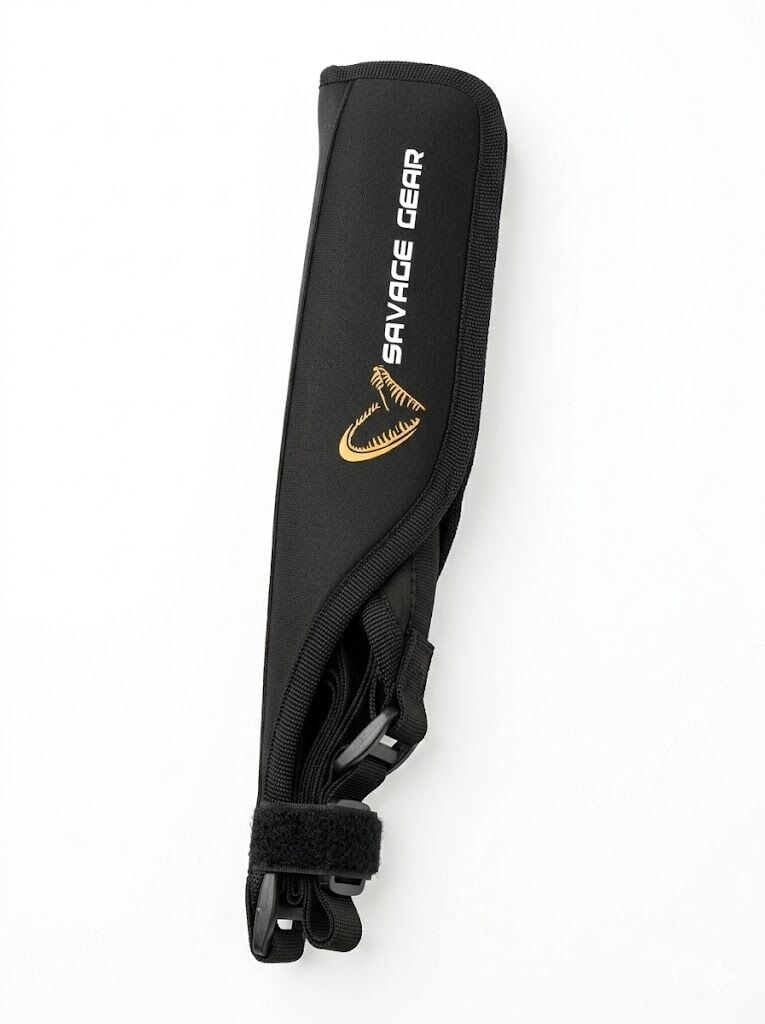 Savage Gear Baskılı Neopren Ayarlanabilir Lastikli Kamış Koruma Kılıfı