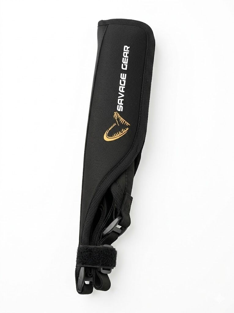 Savage Gear Baskılı Neopren Ayarlanabilir Lastikli Kamış Koruma Kılıfı