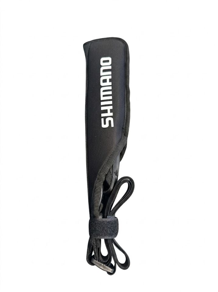 Shimano Baskılı Neopren Ayarlanabilir Lastikli Kamış Koruma Kılıfı