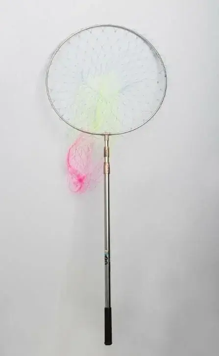 Powerex Lüks Kepçe Paslanmaz Çelik Krom Geniş Göz Misina 50cm.Çap,190cm Sap