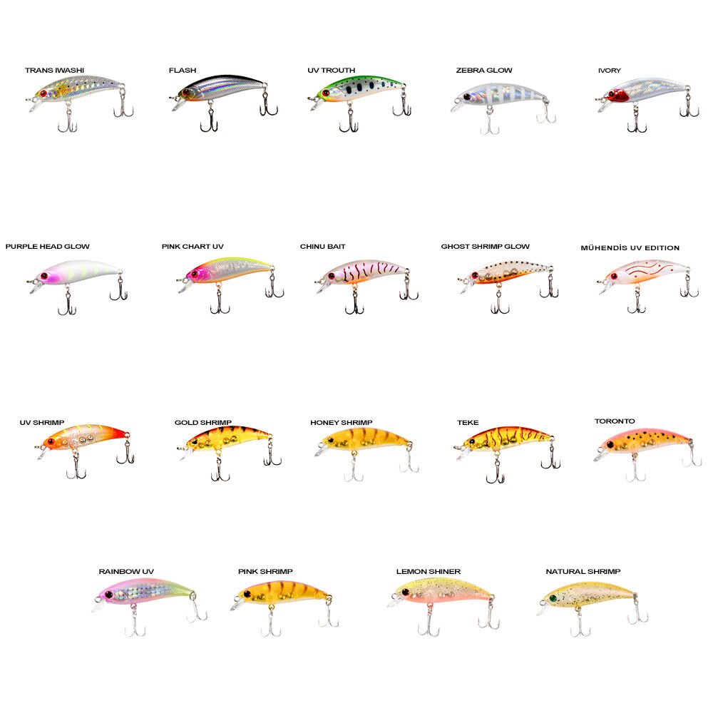 Ryuji Baby Minnow Sinking 5cm 4.5gr Maket Yem RYJ