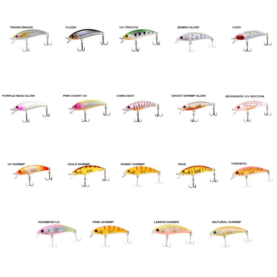 Ryuji Baby Minnow Sinking 5cm 4.5gr Maket Yem RYJ