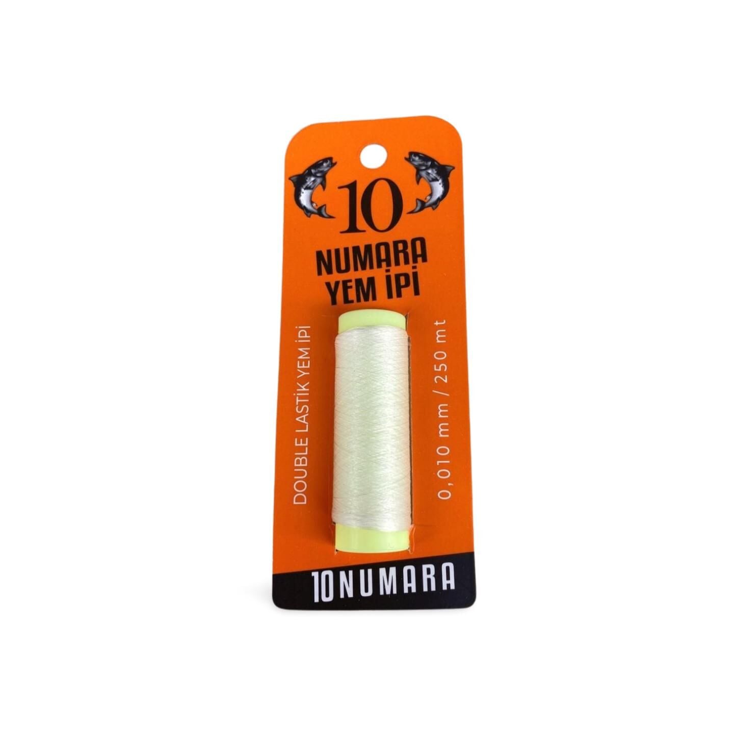 10 Numara Double Lastik Yem İpi (0,010 mm / 250 mt)
