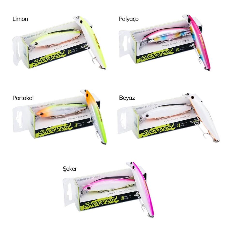 Fubelo Shooter 10 gr 8 Cm Maket Yem