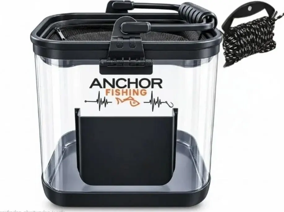 Anchor Şeffaf Katlanır Kova 24 cm