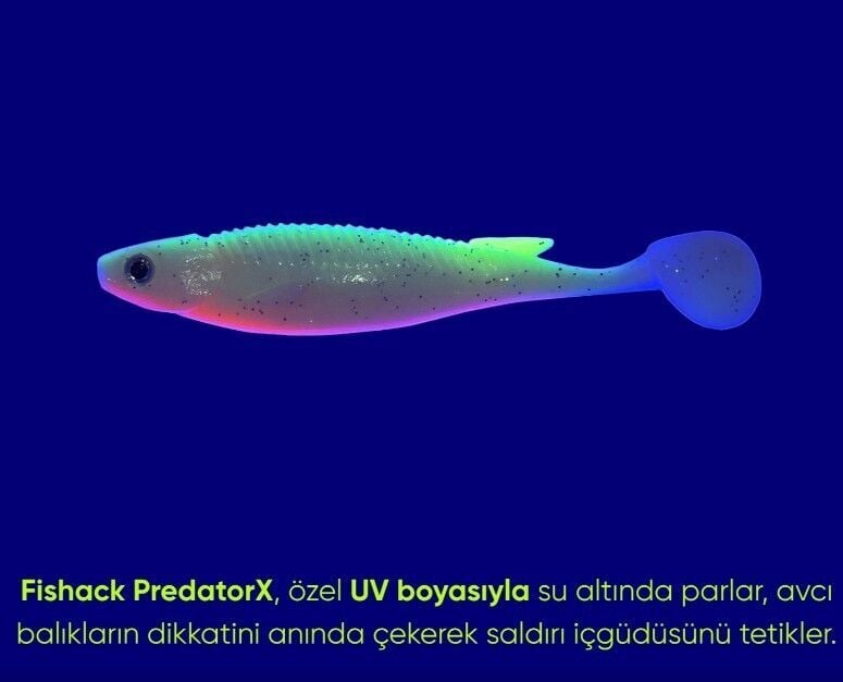 Fishack PredatorX 10 cm 10 gr- UV Boyalı - Lemonback