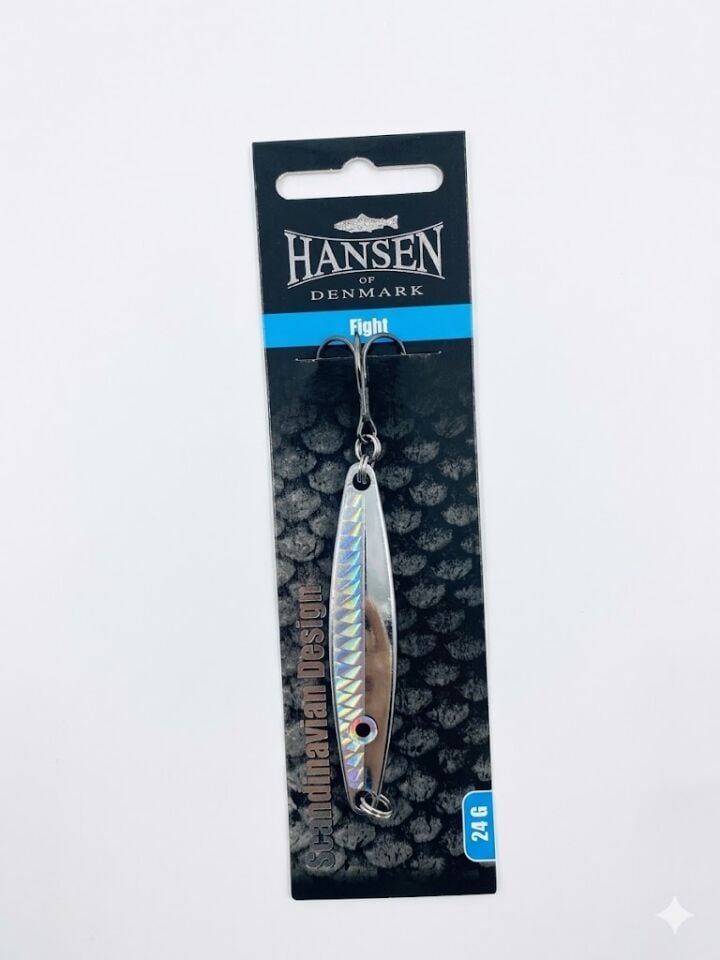 Hansen Fight 24 gr 7.6 cm Silver/Flex Kaşık