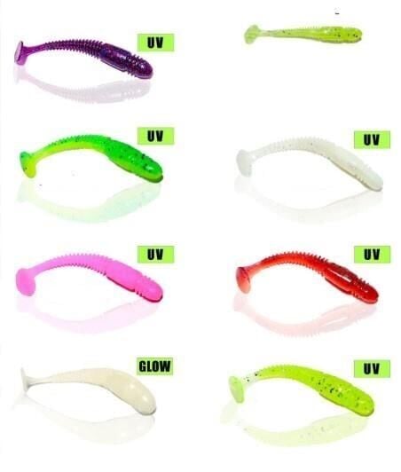 NaniwaOsakaShi Tourmaline 6cm Silikon Yem (5 Adet)