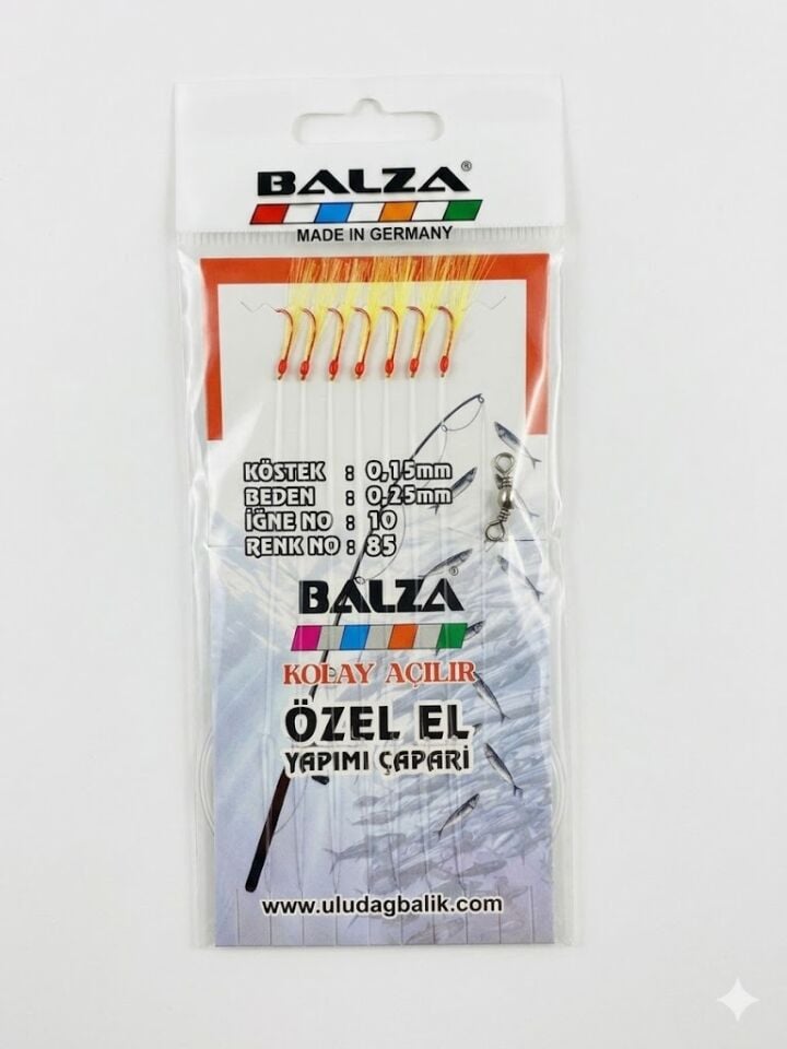 Balza Fırdöndülü 7'li Kırmızı İğne Sarı Çapari