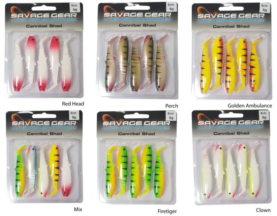 Savage gear Cannibal 8cm 5 Adet Suni Yem