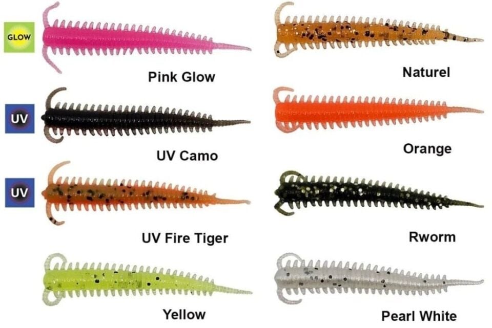 Kendo Silicones Worm 5cm 10 Adet Lrf Silikonu