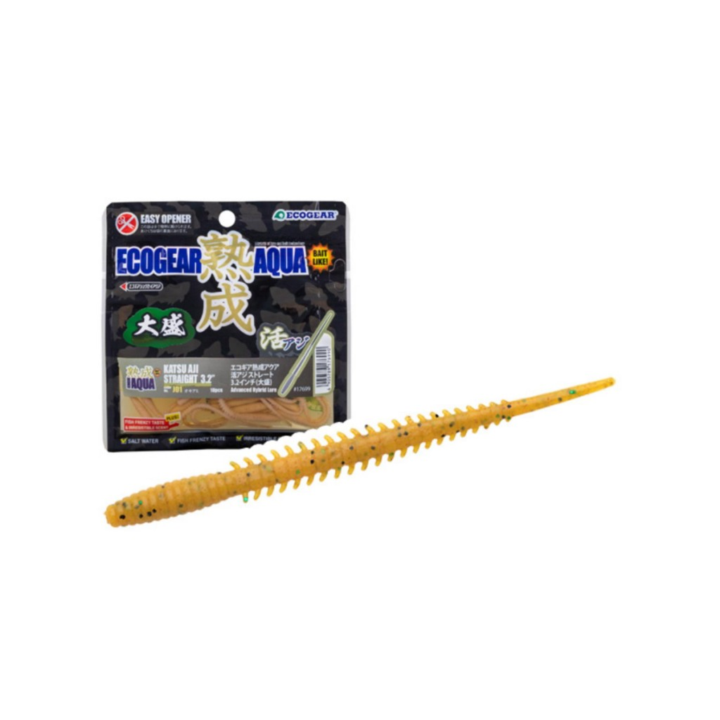 Ecogear Aqua Katsu Aji Straight 2.3'' LRF Silikon