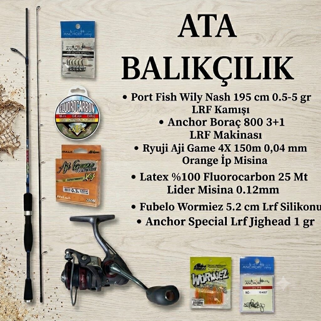 Ata Balıkçılık Tam Donanımlı LRF Başlangıç Seti