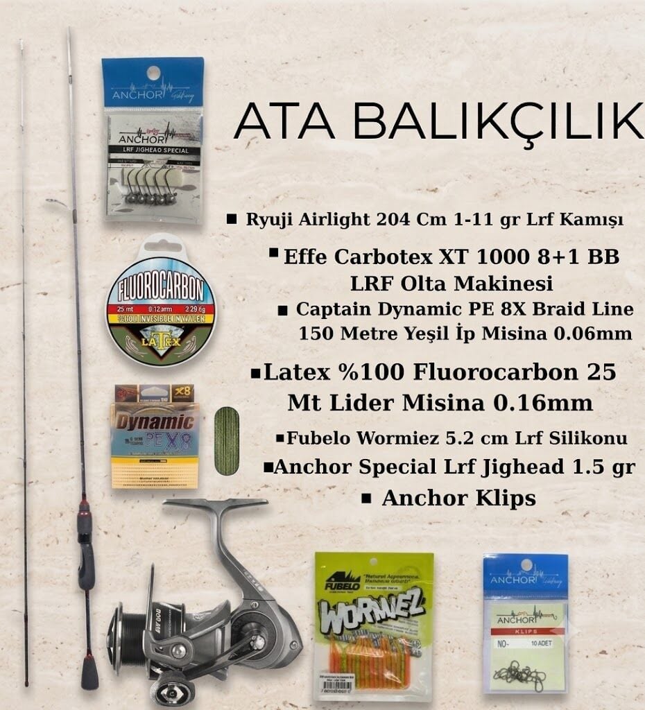 ATA BALIKÇILIK  Tam Donanımlı LRF Başlangıç Seti