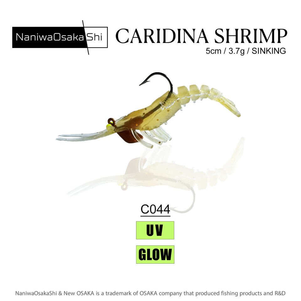 NaniwaOsakaShi Caridina Shrimp 5 cm 3.5g Silikon Karides