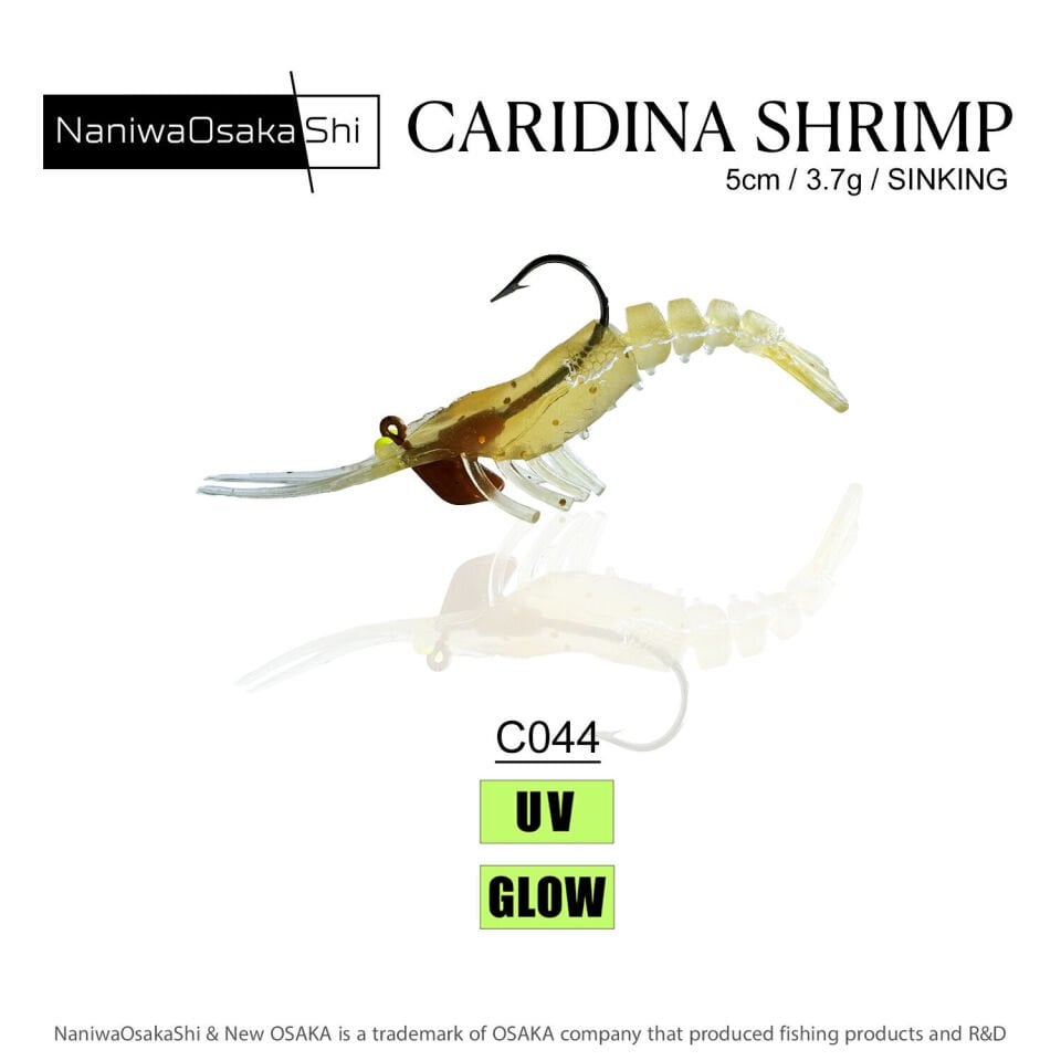 NaniwaOsakaShi Caridina Shrimp 5 cm 3.5g Silikon Karides