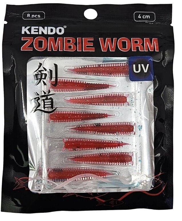 Kendo Zombie Worm Lrf Silikonu 4cm 8 Adet