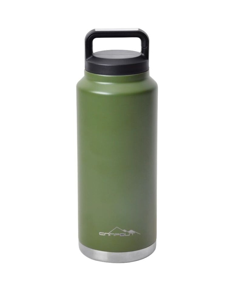 Campout Termos Çift Katmanlı 1000 ML Yeşil