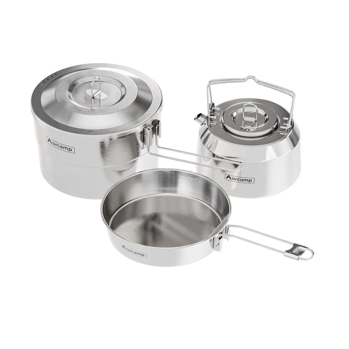 Orcamp IronChef Çelik Mutfak Seti