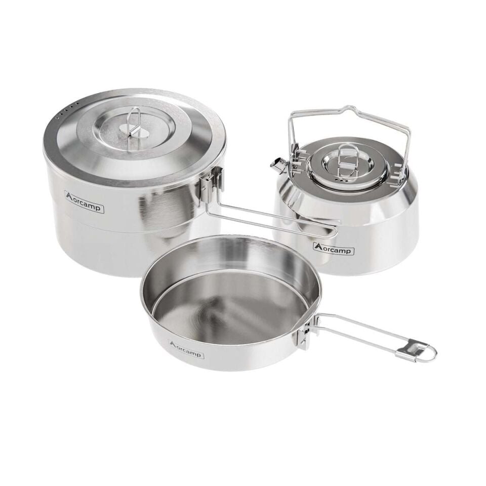 Orcamp IronChef Çelik Mutfak Seti