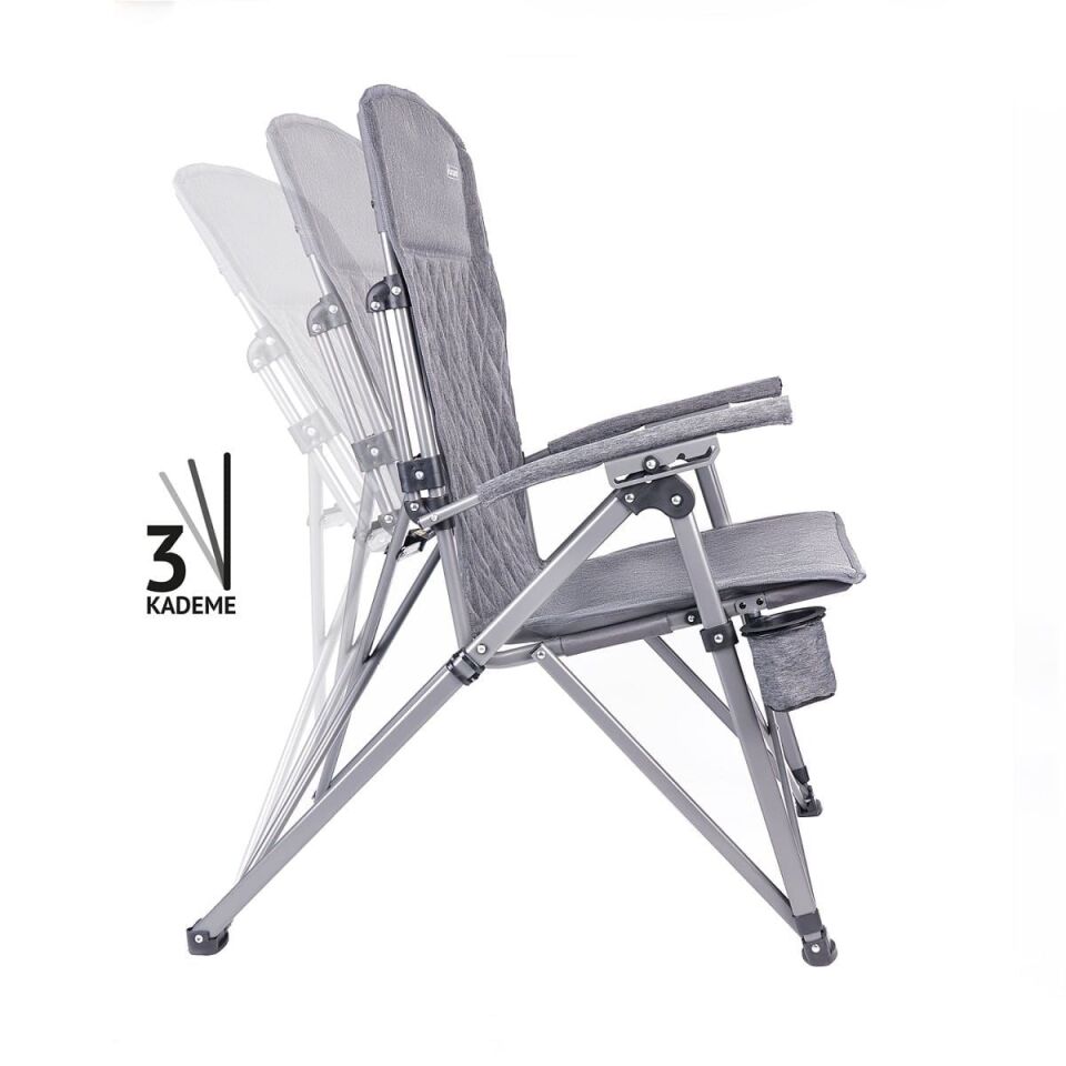 Orcamp TRONO 3 Kademeli Kamp Sandalyesi