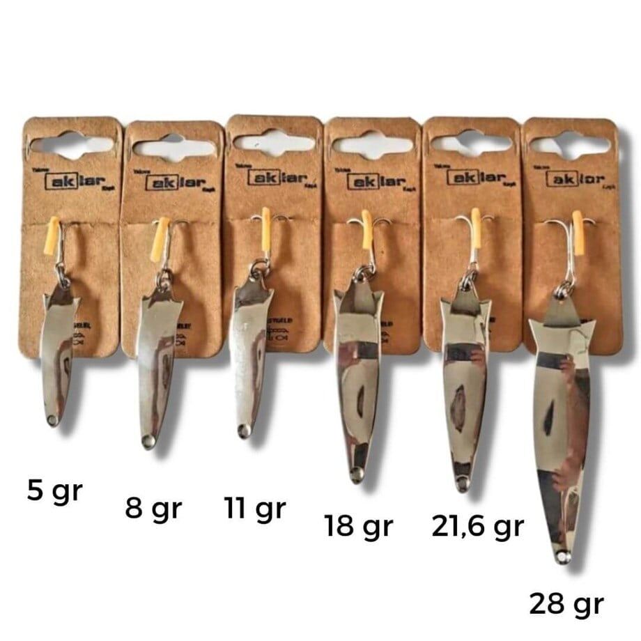 Yalova Aklar Kaşık 7.5cm 18gr PASLANMAZ KROM