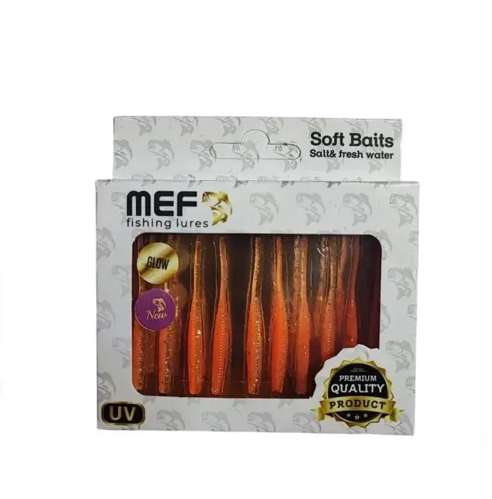 Mef Hunter Worm 5.5cm 10 Adet LRF Silikonu