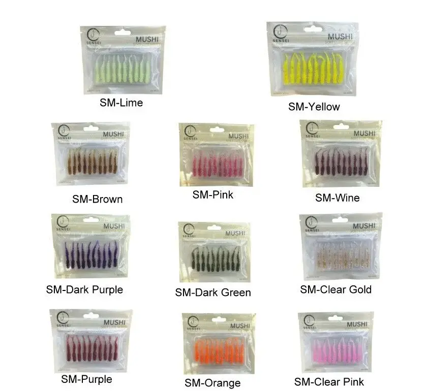 Sensei Mushi Soft Lure 45mm Floating Silikon Yem