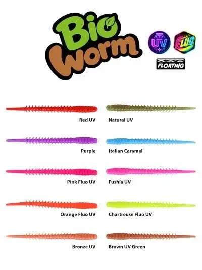 Fujin Bio Worm 6 Cm Kokulu LRF Silikonu