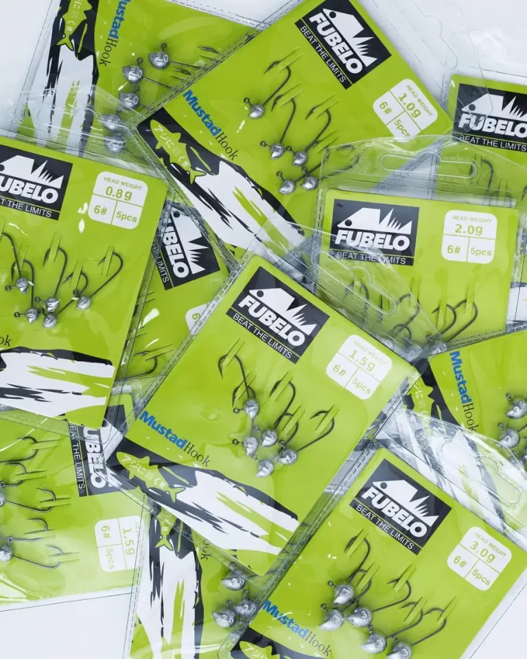 Fubelo Sharp Head JigHead 5pcs